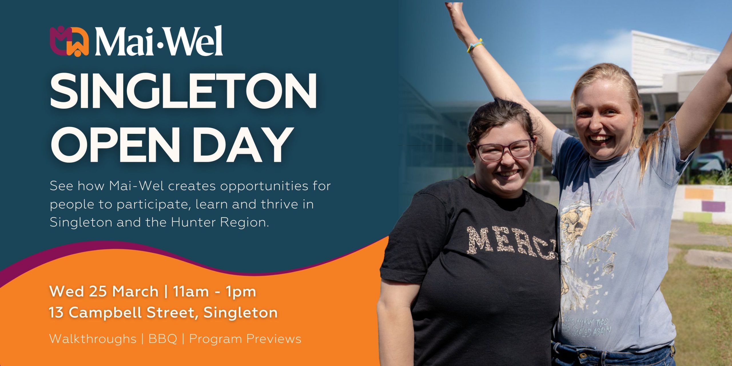 Mai-Wel Singleton Open Day 25 March 2026 at 13 Campbell St, Singleton